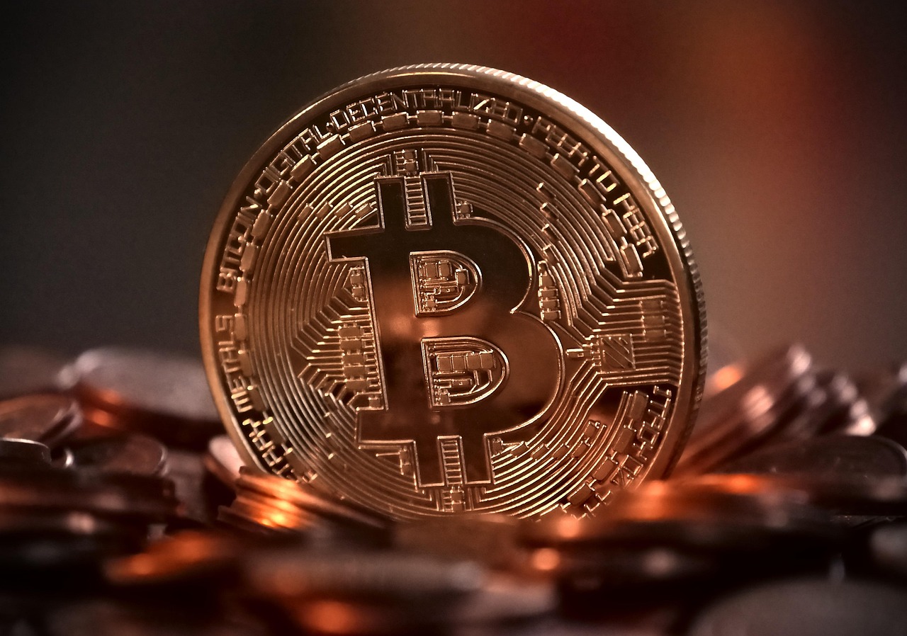 A physical Bitcoin token